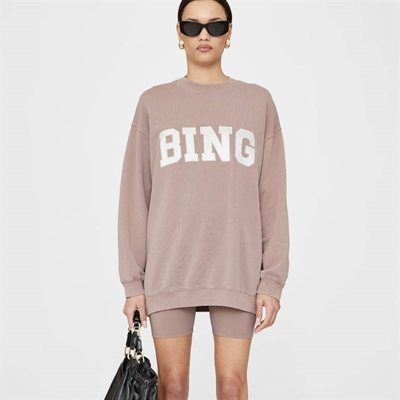 Anine Bing Tyler Sweatshirt, Washed Iron 